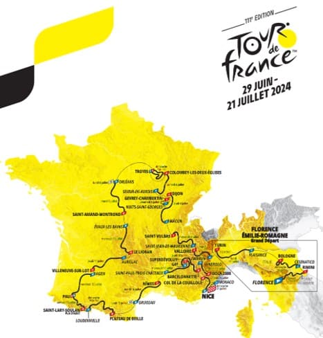 2024 Tour de France Schedule Overview